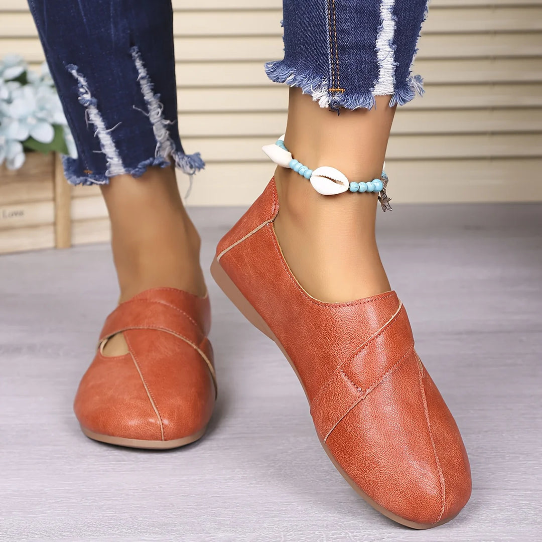 Leanne | Chic Retro-Inspired Comfort Orthopedic Flats